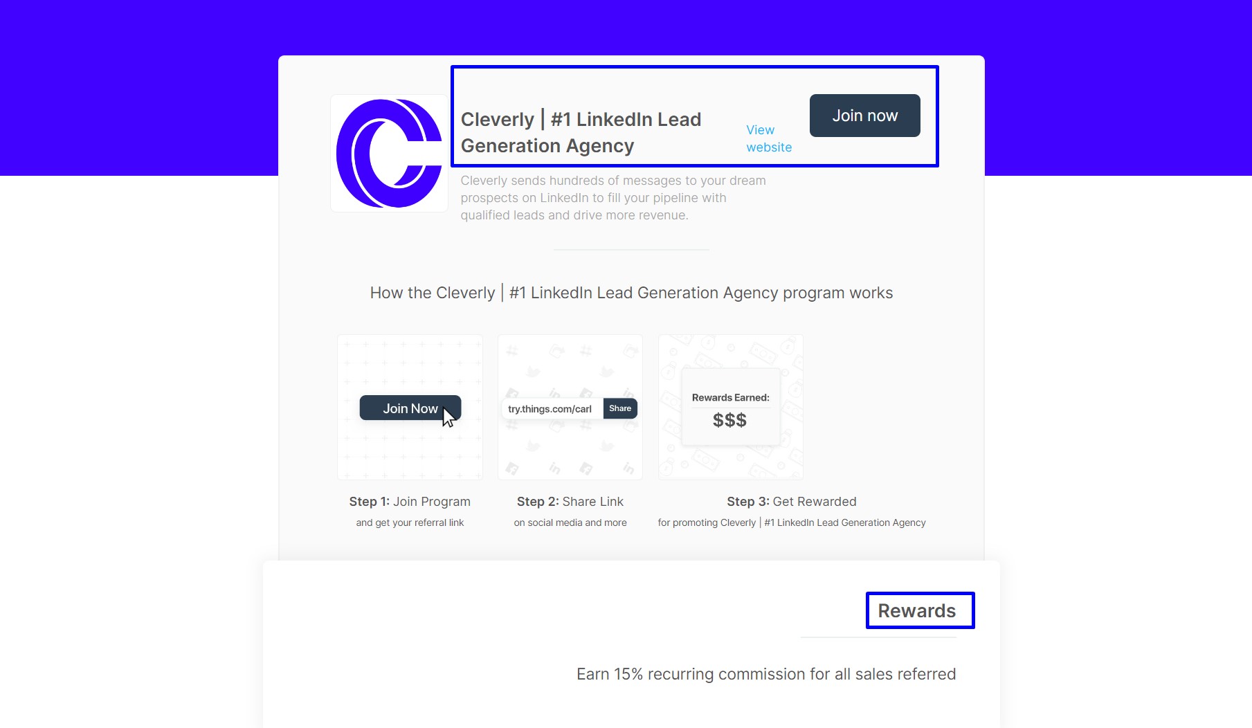 cleverly-referral-program